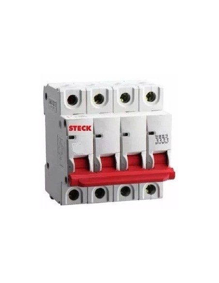 Steck Sdd4c125 Termica Din 4 X 125a 10ka Curva C (tetra)