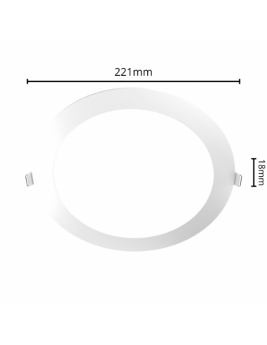 * Macroled Per18nw Panel Led Embutir...