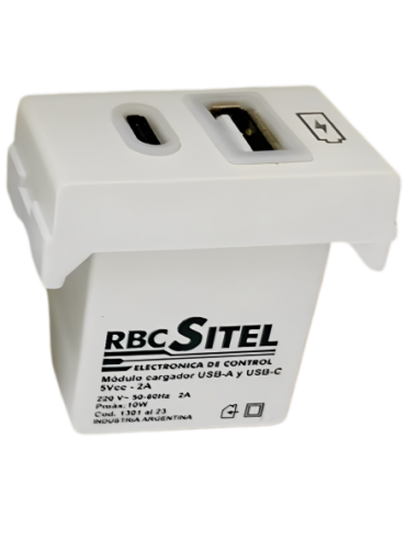 Rbc 1359bl Mod Cargador Usb A + C 3a...